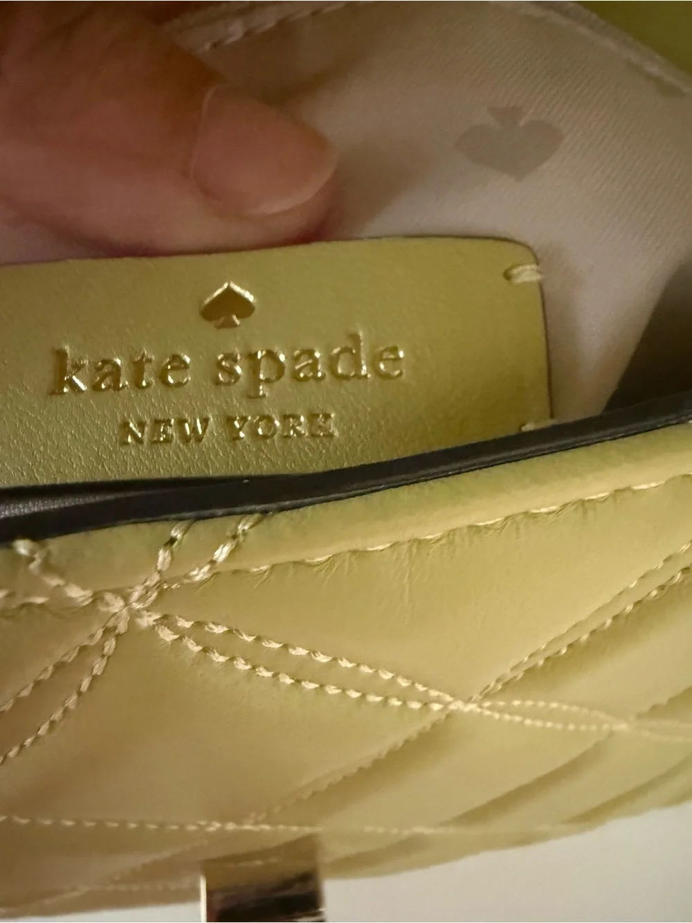 Kate Spade Natalia Medium flap Shoulder Bag Frosty Lime